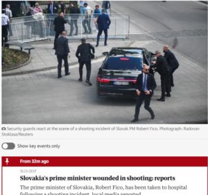 Простреляха премиера на Словакия