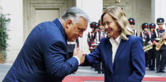 Виктор Орбан и Джорджа Мелони