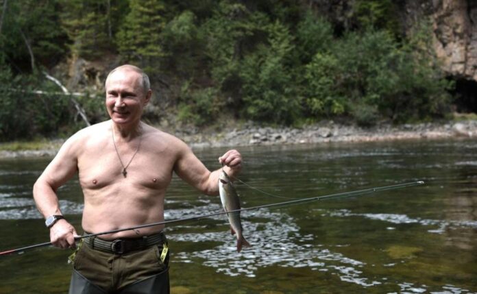 Путин обича да лови риба и да я консумира