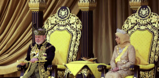 Султан Ибрахим беше коронясан за крал на Малайзия на пищна церемония