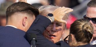 Снимка от мястото на покушението Снимка: АП