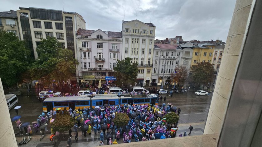 Протест на АПС пред Съдебната палата