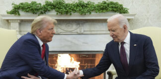 Доналд Тръмп пристигна в Белия дом и се срещна с президента Джо Байдън