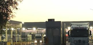 Силно интензивен е трафикът на ГКПП „Капитан Андреево“ на изход за товарни автомобили