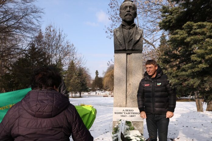 Българският туристически съюз организира днес тържествено честване по повод 162 години от рождението на Алеко Константинов