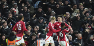 С гол на Лисандро Мартинес Манчестър Юнайтед си тръгна победител от гостуването на Фулъм в английската Висша лига