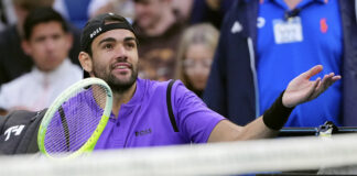 Матео Беретини елиминира Новак Джокович в първия кръг на турнира в Доха, миналогодишният шампион Карен Хачанов също отпадна