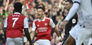 Мениджърът на Арсенал Микел Артета се надява Букайо Сака и Габриел Мартинели да се върнат в тима след паузата за националните отбори