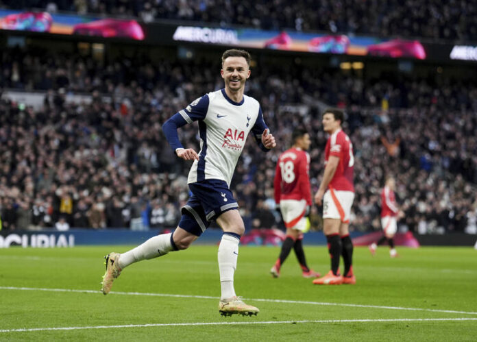 Тотнъм победи Манчестър Юнайтед в последния мач от кръга в Англия