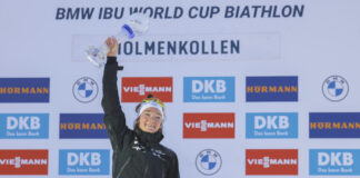 Французойката Лу Жанмоно триумфира в преследването в Холменколен и излезе начело в генералното класиране за Световната купа кръг преди края на сезона