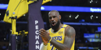 ЛеБрон Джеймс няма да играе седмица или две заради контузия в слабините