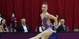 Магдалена Вълкова заема втора позиция във временното класиране за многобоя при девойките след първия ден на турнира "Афродита къп" в Гърция