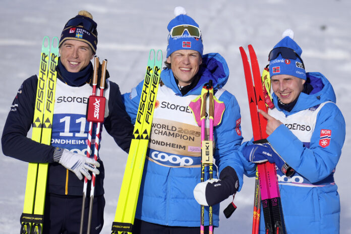 Норвежката звезда Йоханес Клаебо спечели масовия старт на 50 км на Световното първенство по ски-бягане