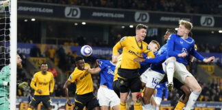 Уулвърхямптън и Евертън завършиха наравно