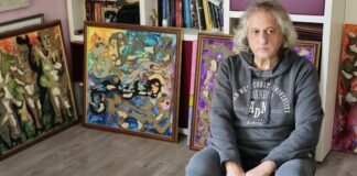 Картините от камъни и пясък на Калин Балев гостуват в арт клуб "Дипломат" от 15 април