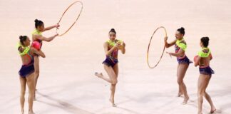 Наталия Киселова поздрави състезателките от българския ансамбъл за победата в многобоя на Световната купа по художествена гимнастика в Баку