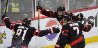 Отава се спаси от елиминация срещу Торонто с победа в четвъртия мач от плейофите в Националната хокейна лига