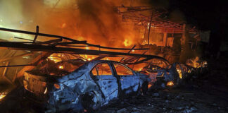 Руско нападение с дронове тази нощ взе една жертва и рани четири жени в град Камянске в украинската Днепропетровска област