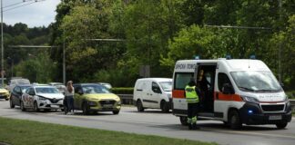 Верижна катастрофа затруднява движението по столичния бул. "Цариградско шосе"