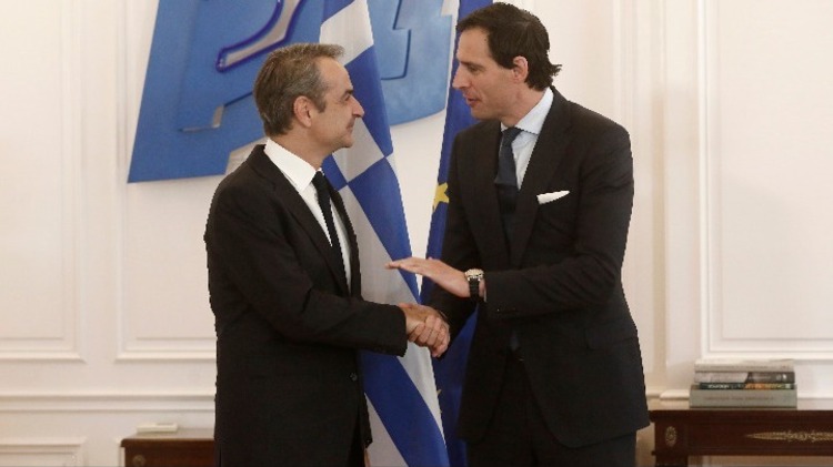 СподелиДнес премиерът на Гърция Кириакос Мицотакис проведе среща с европейския