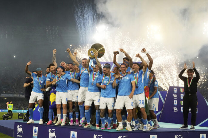 АНСА: Наполи стана шампион на Италия по футбол за четвърти път