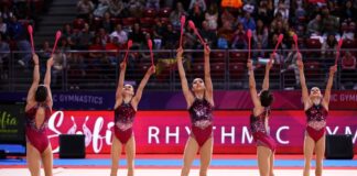 Ансамбълът на България за девойки стана шампион в многобоя на Европейската купа по художествена гимнастика в Бургас