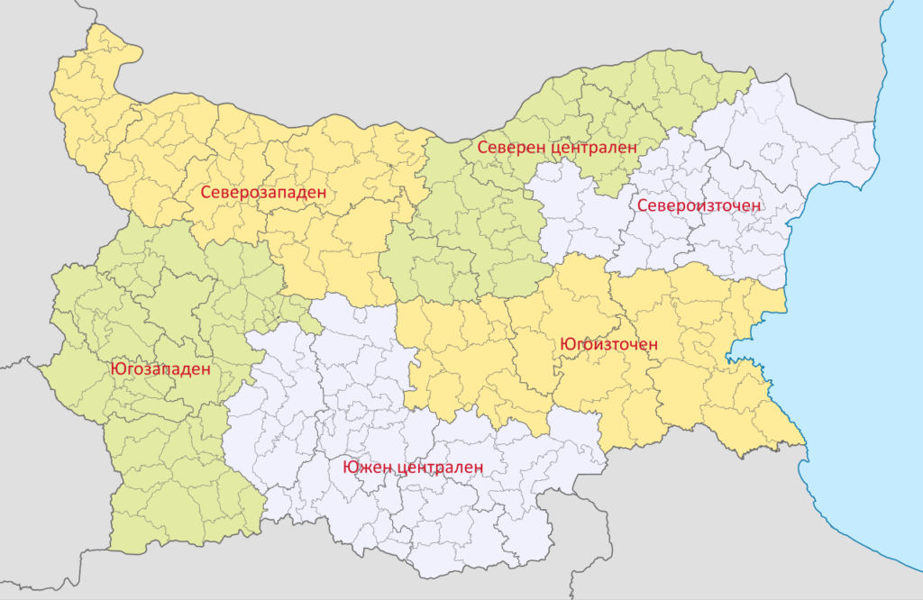  Райони за обмисляне в България все още 