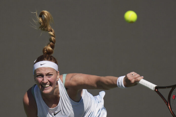 Чешката тенисистка Петра Квитова постигна първа победа след завръщането си Чешката тенисистка Петра Квитова постигна първа победа след завръщането си от майчинство