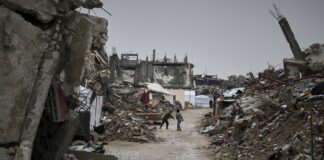 Гражданката отбрана на Газа обяви, че петима души са загинали при израелски удар тази сутрин