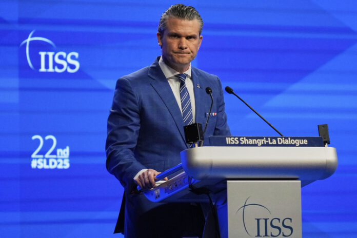 Хегсет каза, че САЩ ще подкрепят съюзниците в Индо-тихоокеанския регион срещу "непосредствената" заплаха на Китай