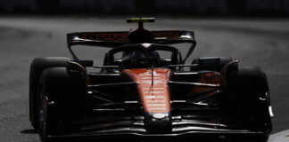 Ландо Норис от МакЛарън спечели хаотичното спринтово състезание за Гран при на Маями във Фромула 1