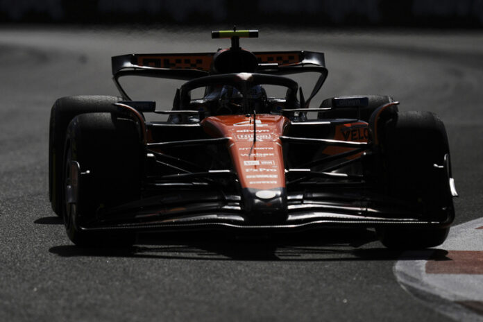 Ландо Норис от МакЛарън спечели хаотичното спринтово състезание за Гран при на Маями във Фромула 1