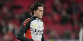 Реал Мадрид поддържа интереса си към защитника на Бенфика Алваро Карерас