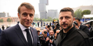 Зеленски и Макрон са обсъдили в телефонен разговор оръжейното производство на Киев, обяви украинското президентстнво