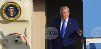 Американският президент Тръмп пристигна в Нидерландия за срещата на НАТО