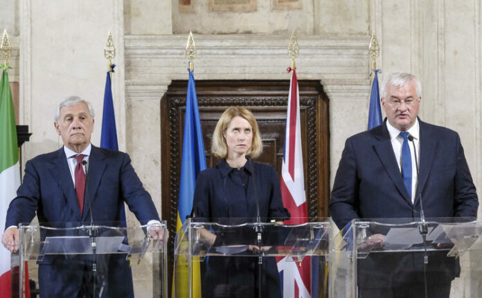 Министрите на външните работи на шест европейски държави заявиха, че са готови да засилят натиска върху Русия