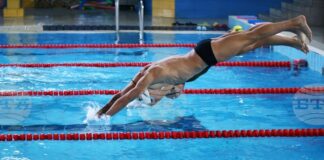 Още много призови класирания пожела председателят на парламента Наталия Киселова на шампиона по плуване Петър Мицин