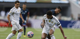 Реал Мадрид вкара три гола на мексиканския Пачука с десет души