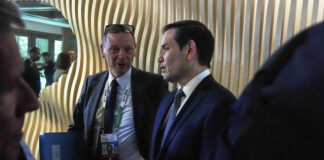 Рубио напуска срещата на върха на Г-7 по-рано и също се връща във Вашингтон заедно с Тръмп, съобщи телевизия "Си Би Ес нюз"