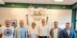 Весела Лечева и членове на ИК на БОК сe срещнаха с председателя на Организационния комитет на Европейския младежки олимпийски фестивал