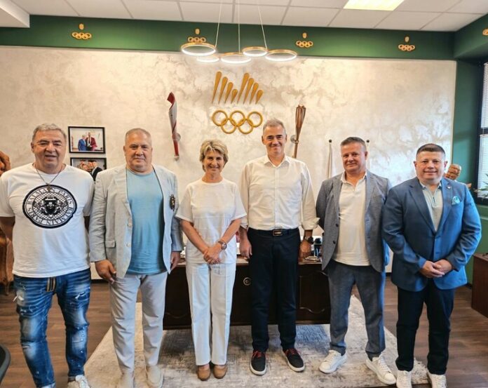 Весела Лечева и членове на ИК на БОК сe срещнаха с председателя на Организационния комитет на Европейския младежки олимпийски фестивал