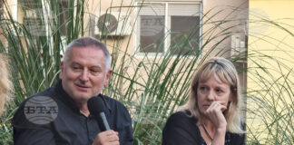 Георги Господинов и Анжела Родел