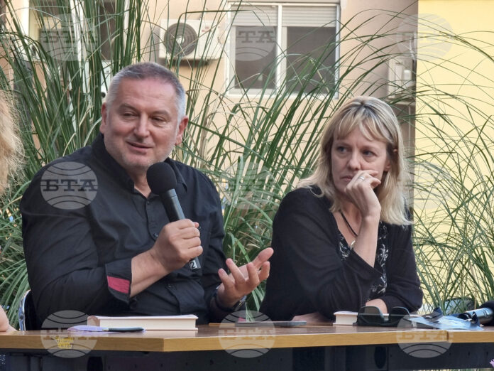 Георги Господинов и Анжела Родел