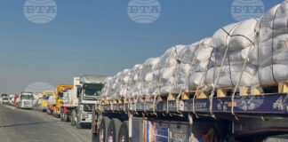 Първи камиони с хуманитарна помощ за ивицата Газа достигнаха през Египет до граничния пункт "Рафах"