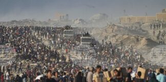 Двама американски хуманитарни работници са ранени при атака срещу център за разпределение на храна, съобщи Хуманитарната фондация за Газа