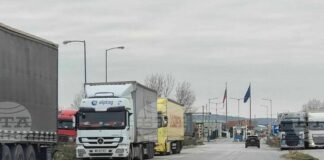 Интензивен е трафикът на граничен пункт "Лесово" за товарни автомобили на изход