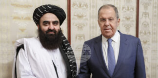 Лавров обсъди икономическото сътрудничество и борбата с тероризма с афганистанския външен министър