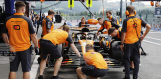 Оскар Пиастри беше най-бърз в свободната тренировка на Формула 1 в Белгия