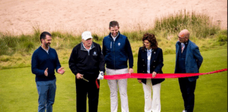 Новото голф игрище Trump International Golf Links в Абърдийн, което президентът на САЩ Доналд Тръмп откри днес, ще бъде домакин на предстоящия Nexo Championship от 7 до 10 август