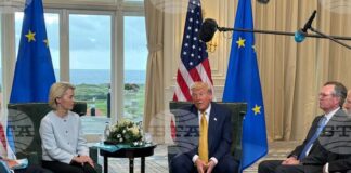 Тръмп и Фон дер Лайен се срещнаха, за да се опитат да сключат търговско споразумение